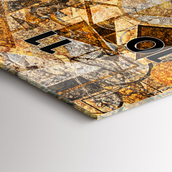 Vertikálne hodiny Geometrické tvary