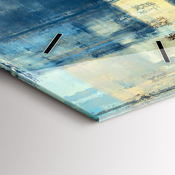 Vertikálne hodiny Farebné pozadie – abstrakcia