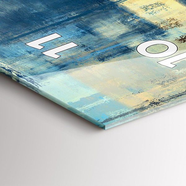 Vertikálne hodiny Farebné pozadie – abstrakcia