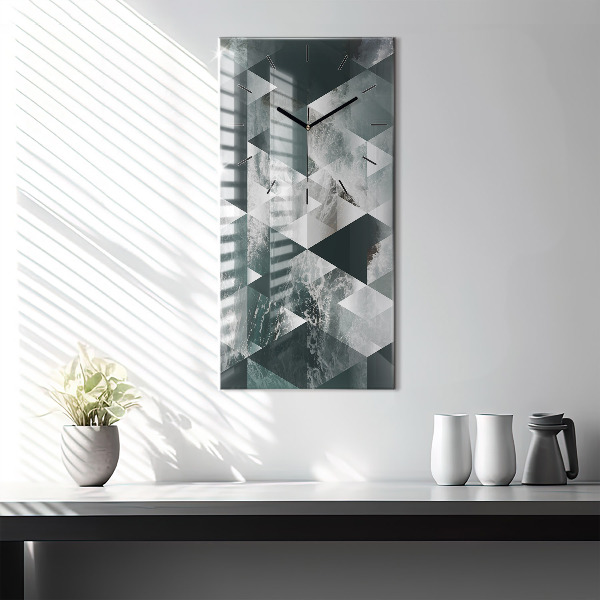 Vertikálne hodiny Abstraktné morské vlny