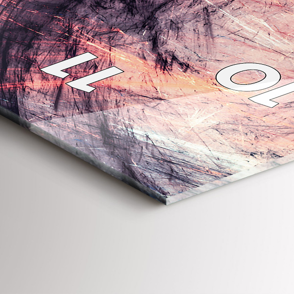 Vertikálne hodiny Abstraktný obraz