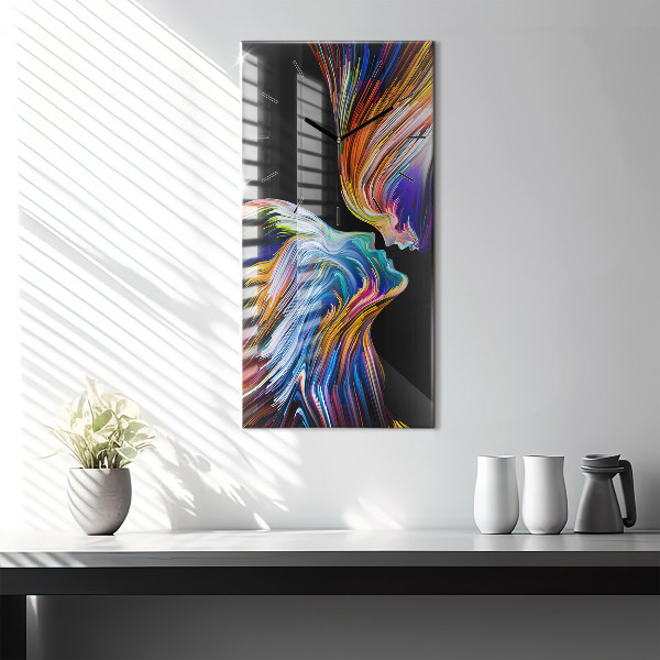 Vertikálne hodiny Emocionálne umenie