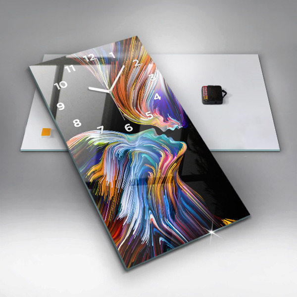 Vertikálne hodiny Emocionálne umenie