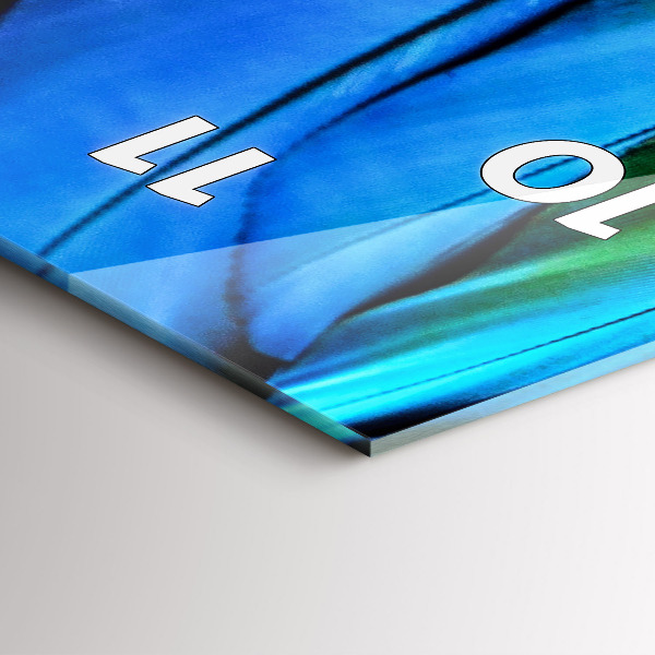 Vertikálne hodiny Farebné vtáčie krídla