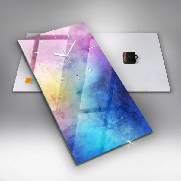 Vertikálne hodiny Farebné škvrny