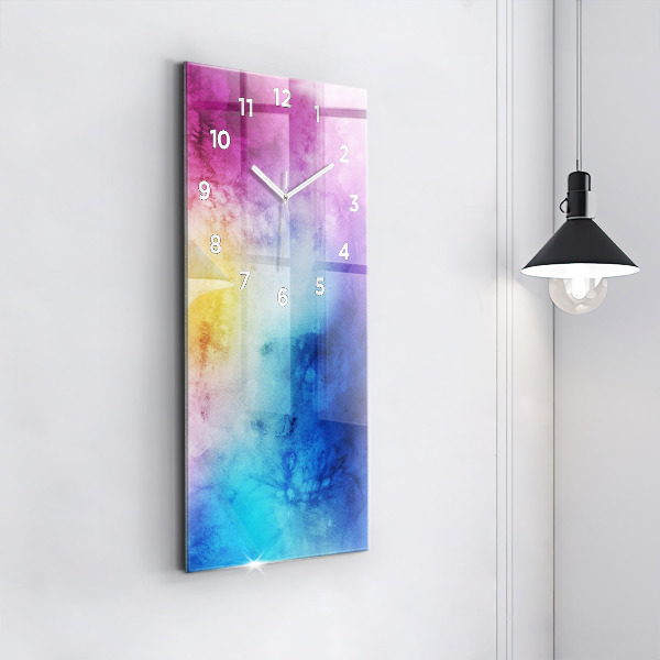 Vertikálne hodiny Farebné škvrny