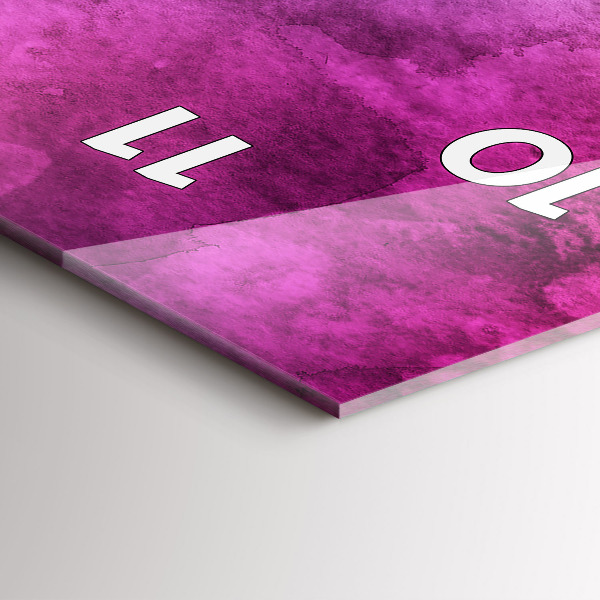 Vertikálne hodiny Farebné škvrny