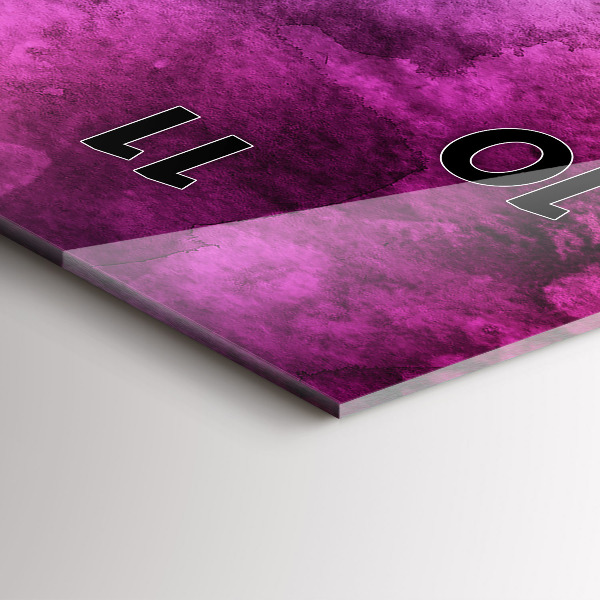 Vertikálne hodiny Farebné škvrny