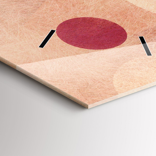 Vertikálne hodiny Geometrická abstrakcia