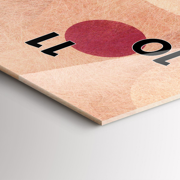 Vertikálne hodiny Geometrická abstrakcia