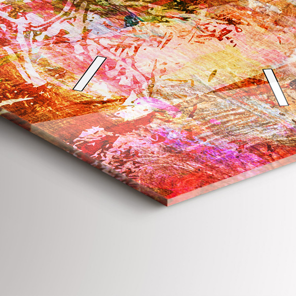 Vertikálne hodiny Abstraktná kompozícia