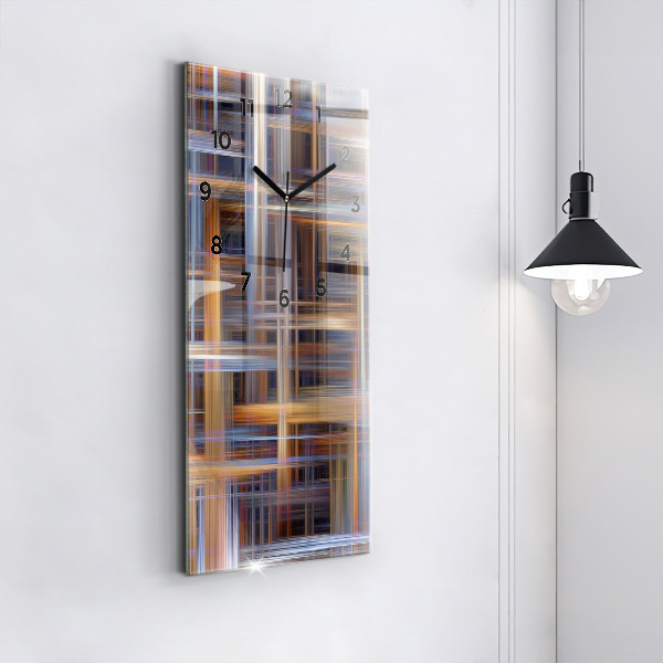 Vertikálne hodiny Geometrická abstrakcia