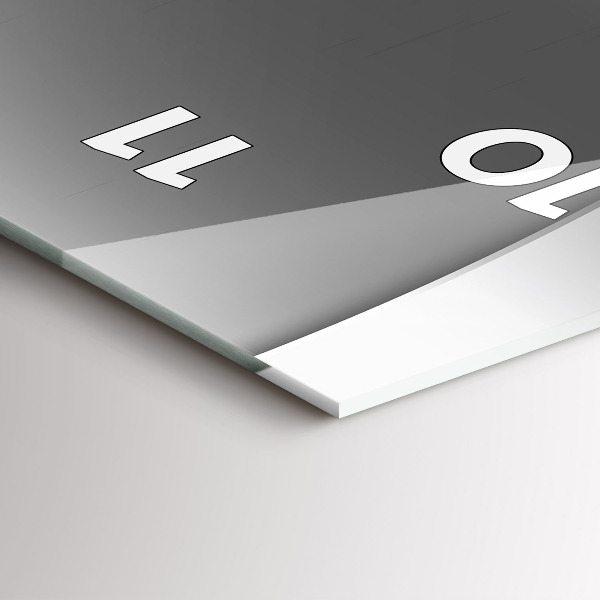 Vertikálne hodiny Strieborné čiary