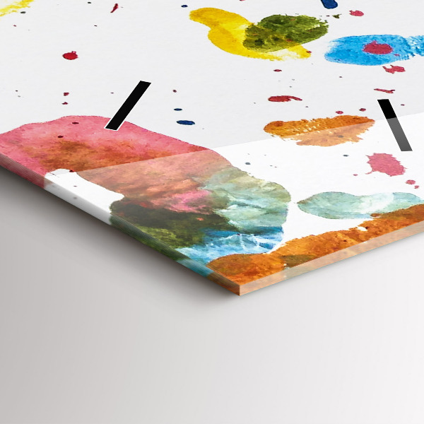 Vertikálne hodiny Odtlačky detských rúk