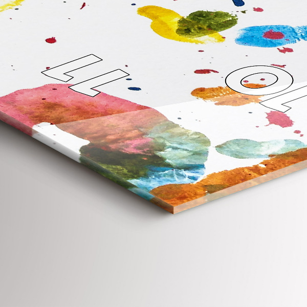 Vertikálne hodiny Odtlačky detských rúk