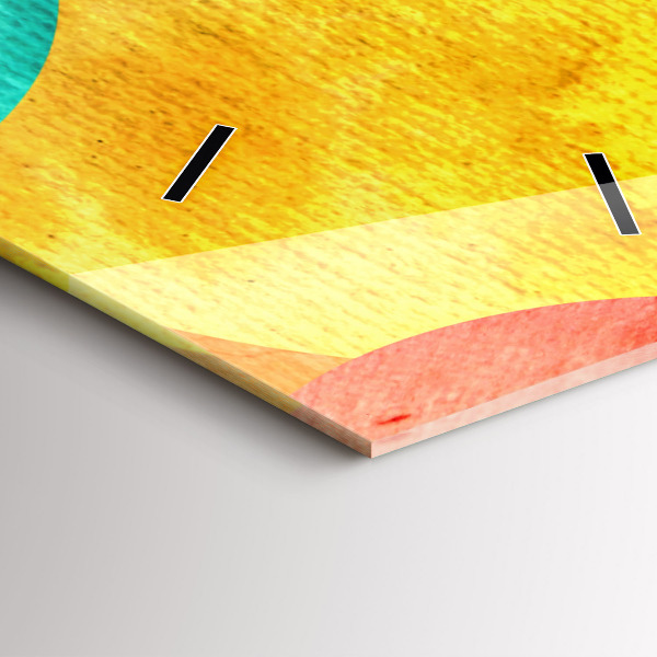 Vertikálne hodiny Abstraktné kruhy