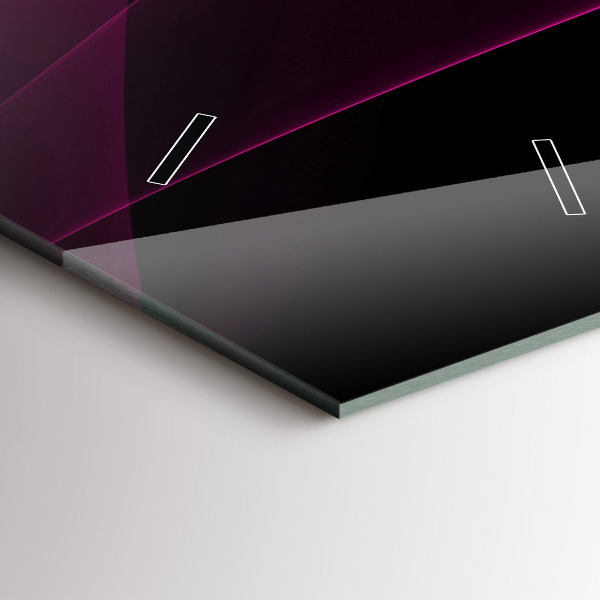 Vertikálne hodiny Ružová abstrakcia