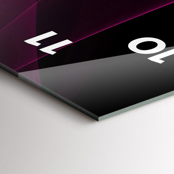 Vertikálne hodiny Ružová abstrakcia