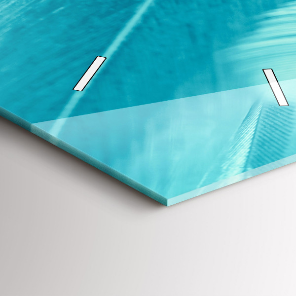 Vertikálne hodiny Zelený a tyrkysový vintage