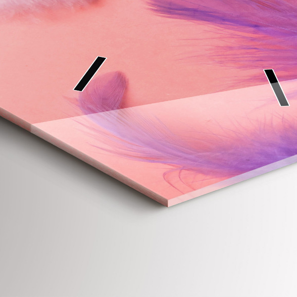 Vertikálne hodiny Farebné perie