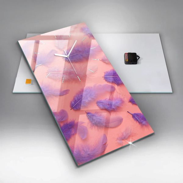 Vertikálne hodiny Farebné perie