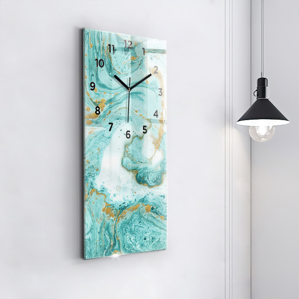 Vertikálne hodiny Textúra mramoru