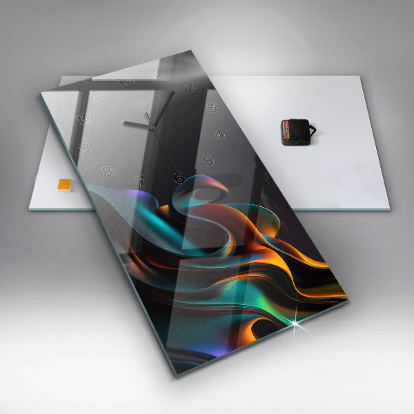 Vertikálne hodiny Futuristická vlna