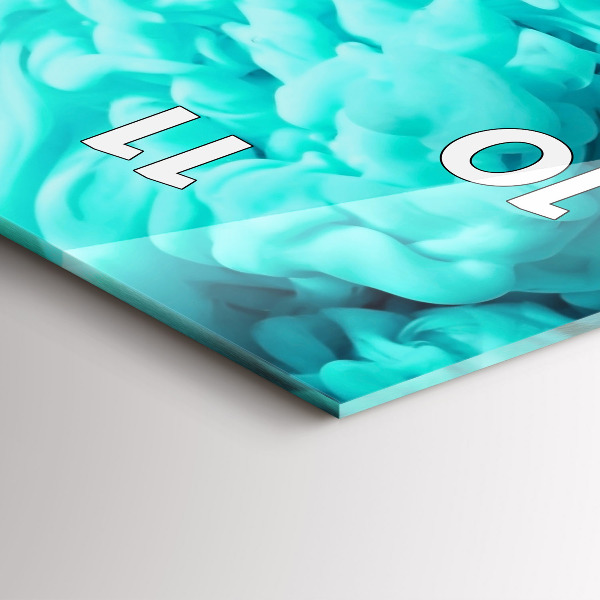 Vertikálne hodiny Moderné umenie – škvrny