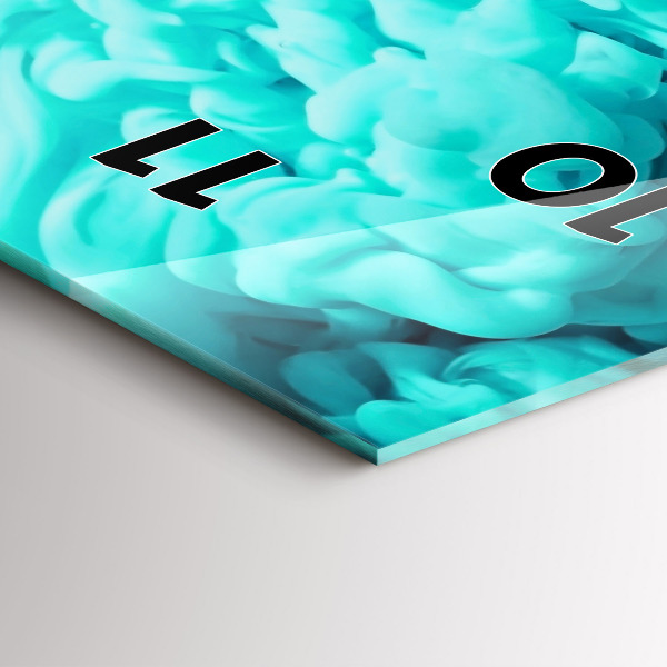 Vertikálne hodiny Moderné umenie – škvrny