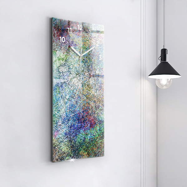 Vertikálne hodiny Abstrakcia - Emócie