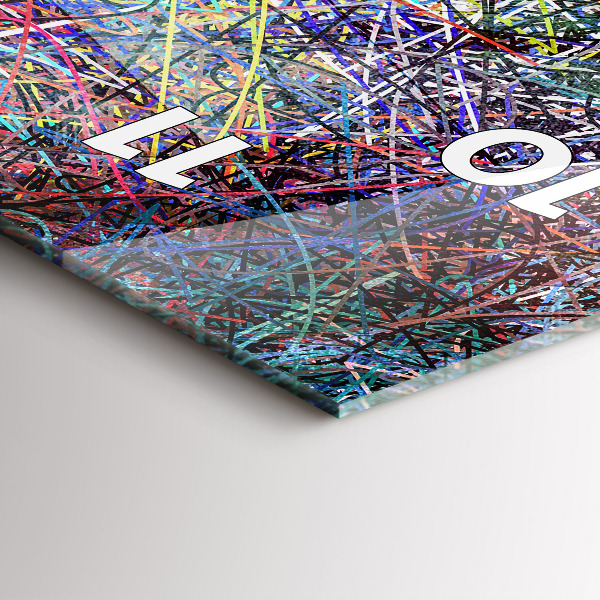 Vertikálne hodiny Abstrakcia - Emócie