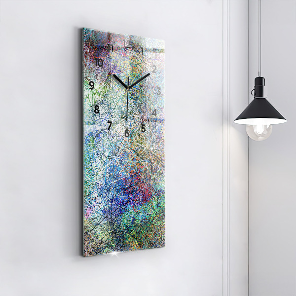 Vertikálne hodiny Abstrakcia - Emócie
