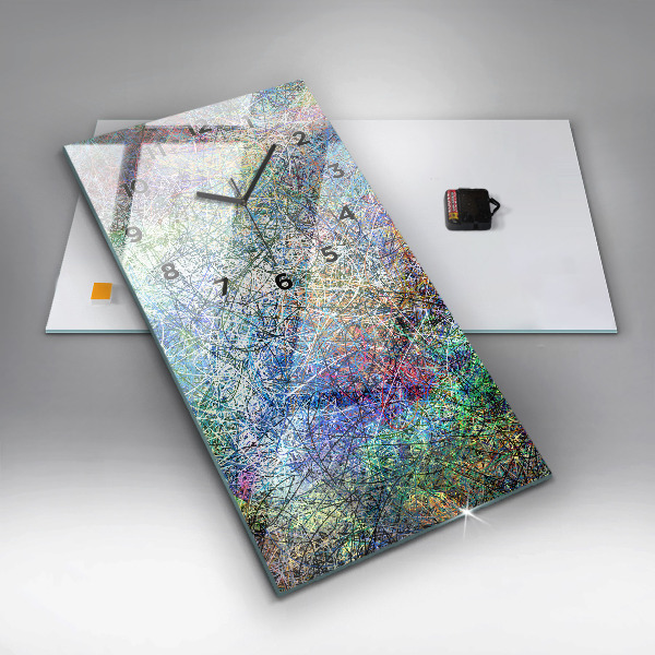 Vertikálne hodiny Abstrakcia - Emócie