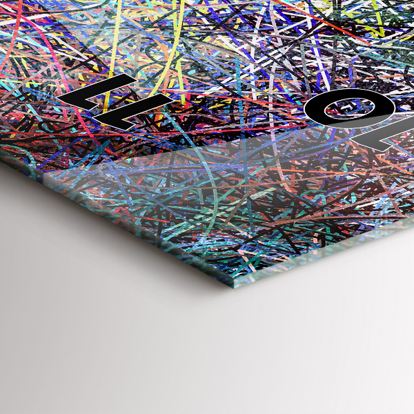 Vertikálne hodiny Abstrakcia - Emócie