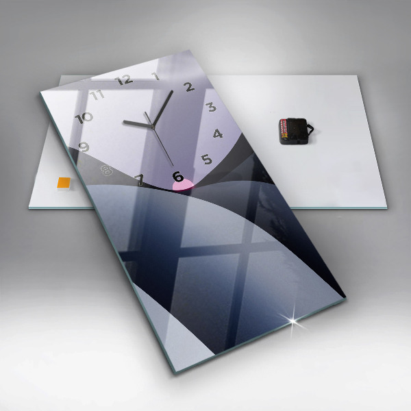 Vertikálne hodiny Abstrakcia slnka