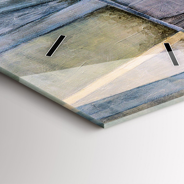 Vertikálne hodiny Impresionistická maľba