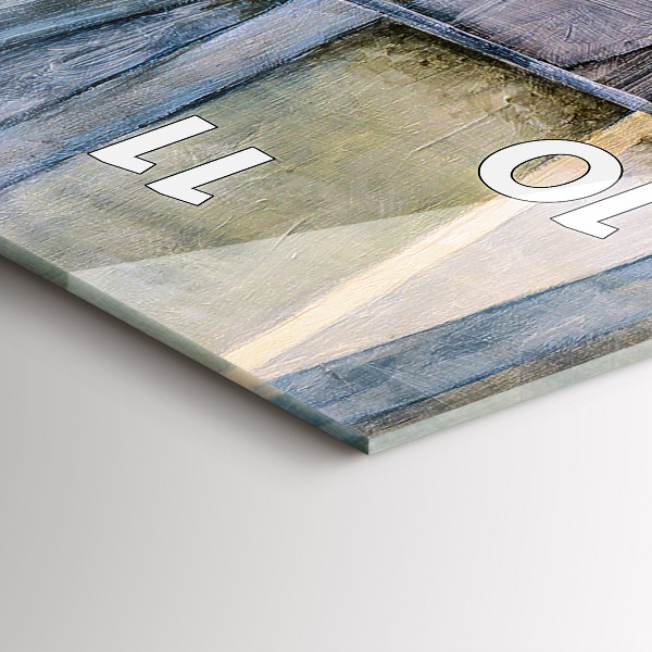 Vertikálne hodiny Impresionistická maľba