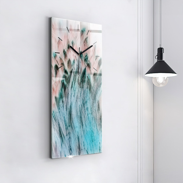 Vertikálne hodiny Farebné perie