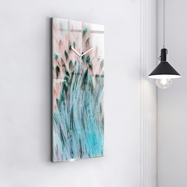 Vertikálne hodiny Farebné perie