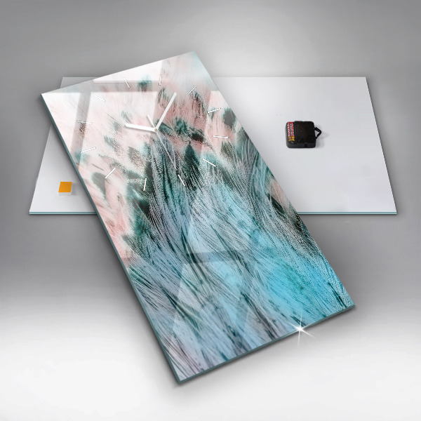 Vertikálne hodiny Farebné perie