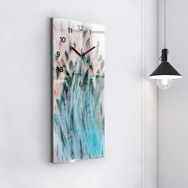 Vertikálne hodiny Farebné perie