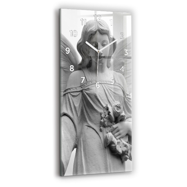 Vertikálne hodiny Stará socha anjela