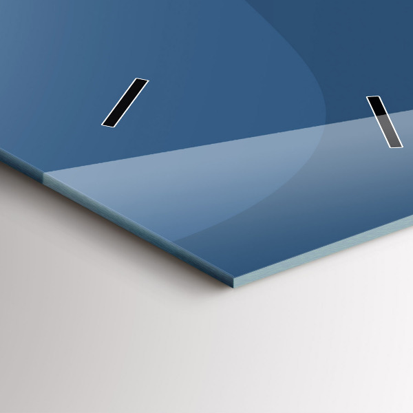 Vertikálne hodiny Modré vlny