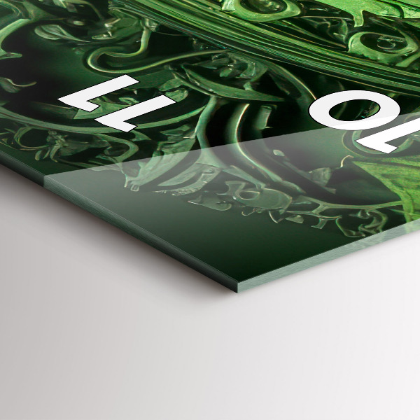 Vertikálne hodiny Zelený mechanizmus