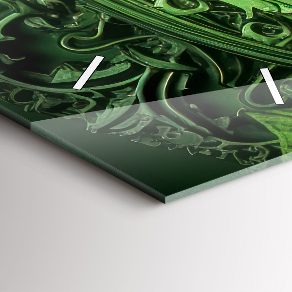 Vertikálne hodiny Zelený mechanizmus