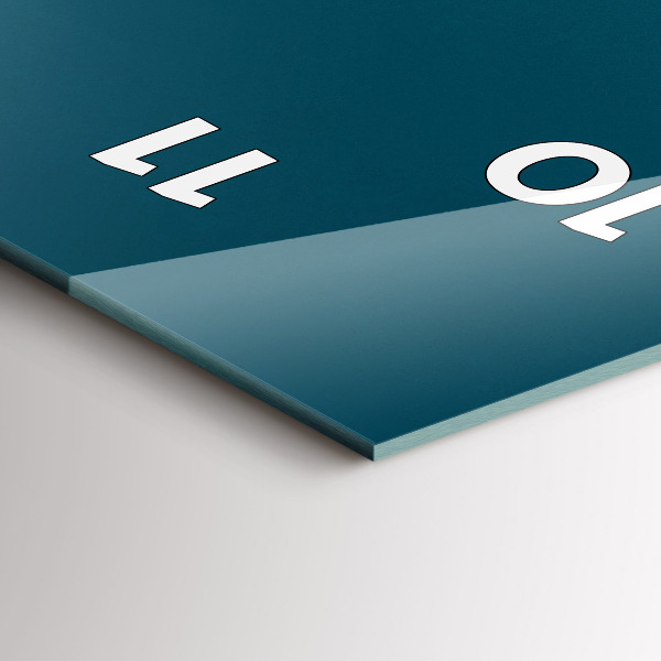 Vertikálne hodiny Západ slnka v horách