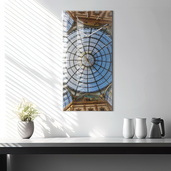 Vertikálne hodiny Nákupné centrum v Miláne