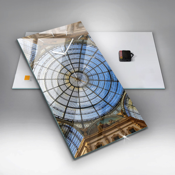 Vertikálne hodiny Nákupné centrum v Miláne