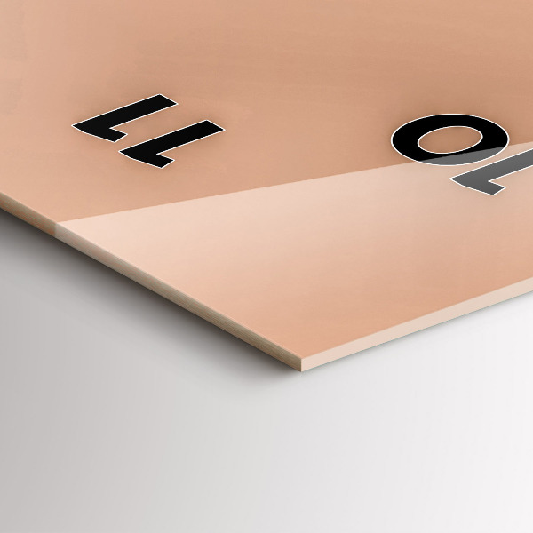 Vertikálne hodiny Ilustrácia plameniaka