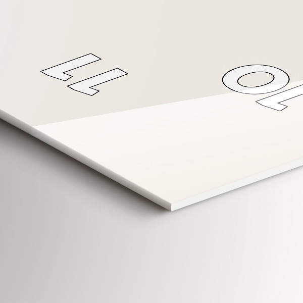 Vertikálne hodiny maľovaný portrét tigra